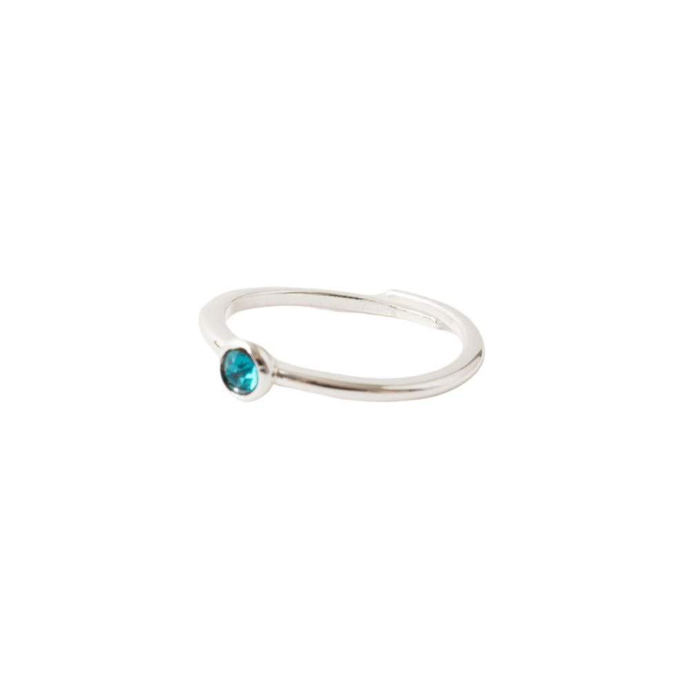 K&CO. Birthstone Adjustable Ring - DECEMBER